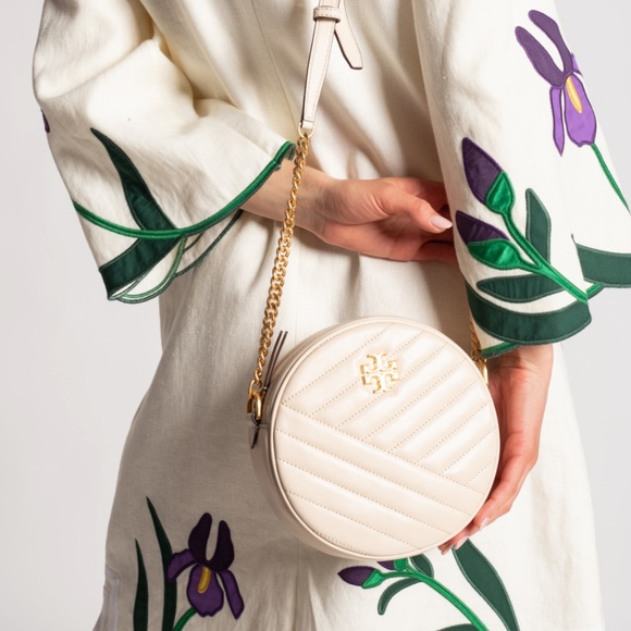 🎀NeW! Tory Burch Kira Chevron Circle Bag - Picture 7 of 17